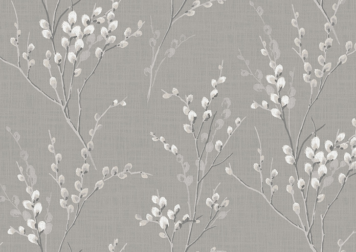 Laura Ashley Pussy Willow, Steel - Roman Blind - Image 7